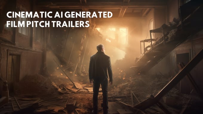 Gig Preview - Create a unique ai generated cinematic movie pitch trailer and film pitch deck