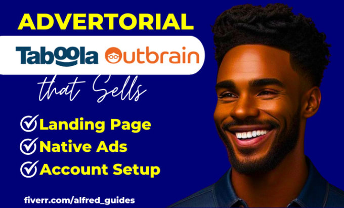 Gig Preview - Create advertorial landing page for native ads and outbrain, taboola and adroll