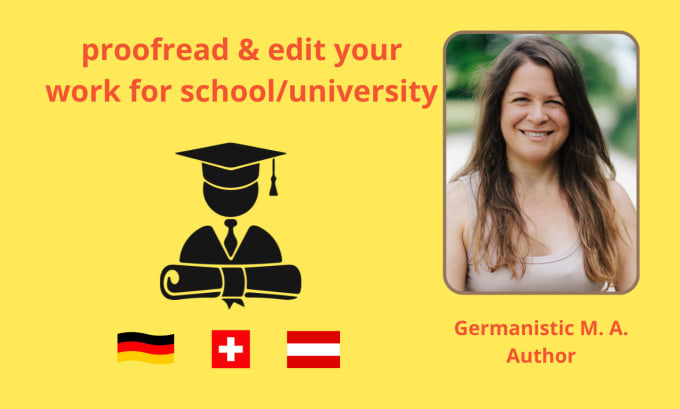 Gig Preview - Proofread your scientific work for school or university