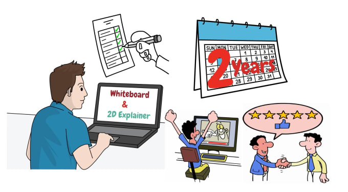 Gig Preview - Create an eye catching whiteboard animation explainer video