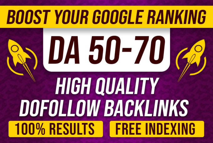 Gig Preview - Give high da 150 offpage seo dofollow backlinks