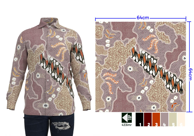 Gig Preview - Design a batik style or pattern that is unique and different