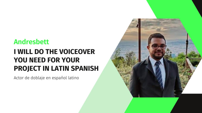 Gig Preview - Do the voiceover you need for your project in latin spanish