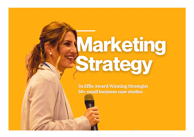 Gig Preview - Our agency will craft a practical marketing strategy plan