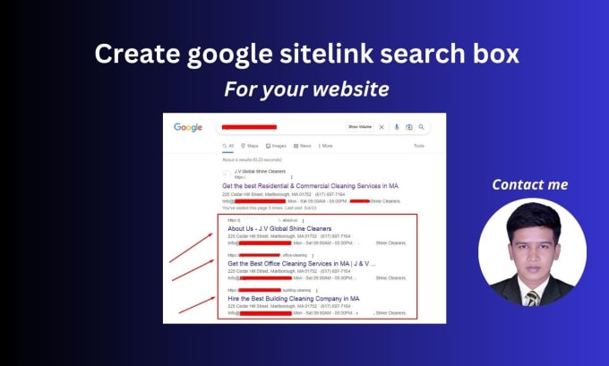 Gig Preview - Create google sitelink search box