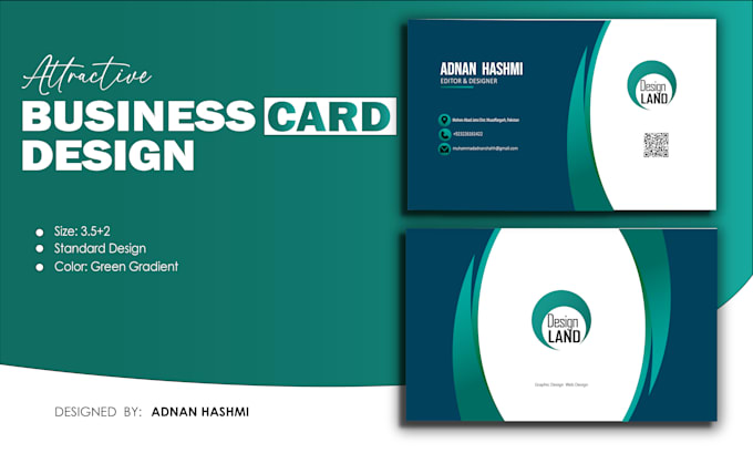 Gig Preview - Design professional luxury  double sided business card