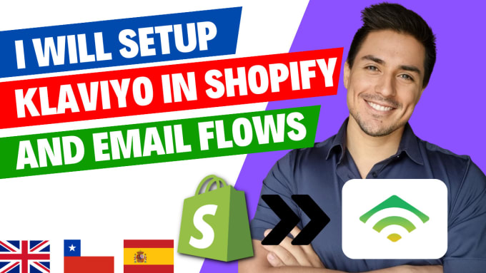 Gig Preview - Setup klaviyo in shopify integration and setup email flows