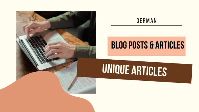 Gig Preview - Craft a high quality article or blog post for your brand or business in german