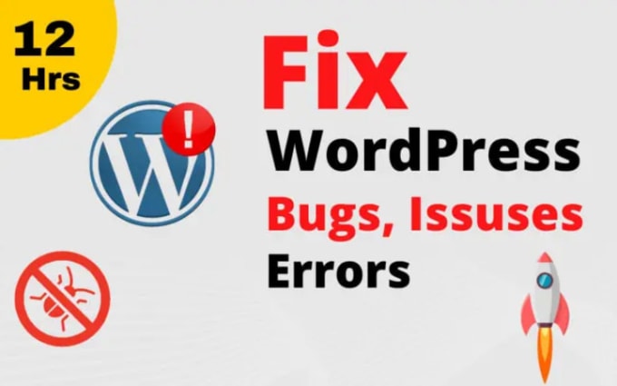 Gig Preview - Fix wordpress issues, wordpress errors or wordpress bugs