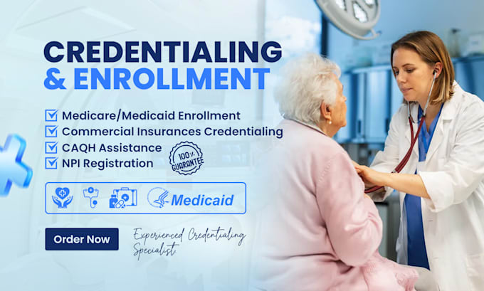 Gig Preview - Do credentialing and enrollments for healthcare providers in USA