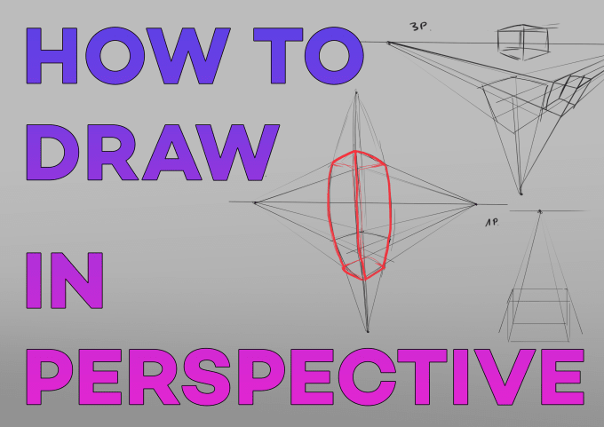 Gig Preview - Teach you how to draw anything in perspective