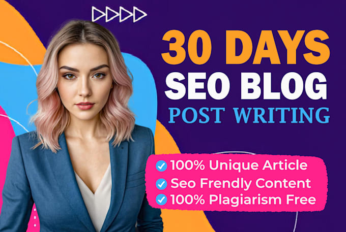 Gig Preview - Be your SEO article writer or blog content writer monthly