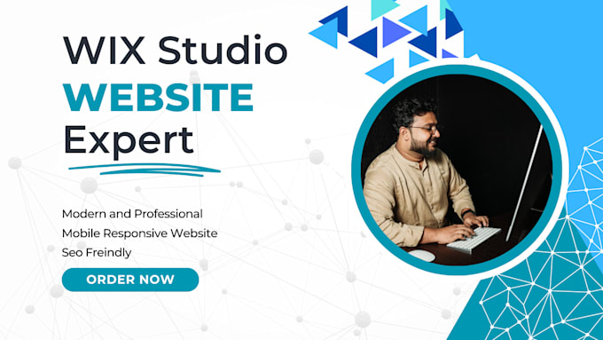 Gig Preview - Design wix studio website, develop wix studio and fix wix stduio web for mobile