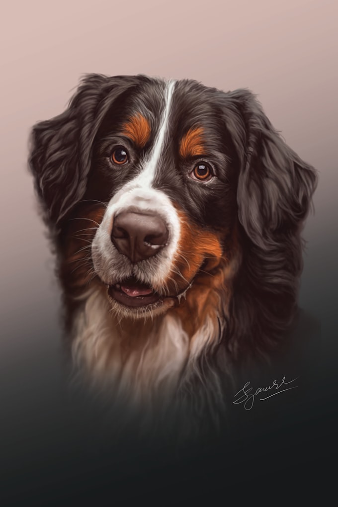 Bestseller - draw realistic digital pet portraits