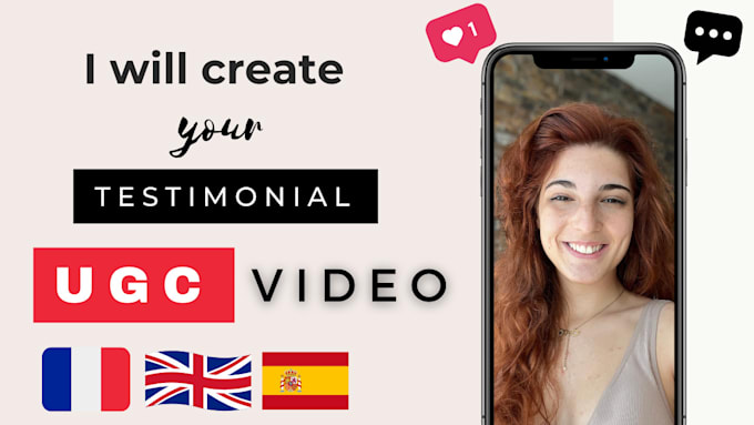 Gig Preview - Create a ugc tiktok ads or facebook video ads from an authentic spokesperson