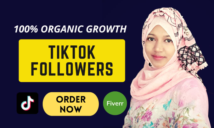 Gig Preview - Do super fast organic tiktok followers growth