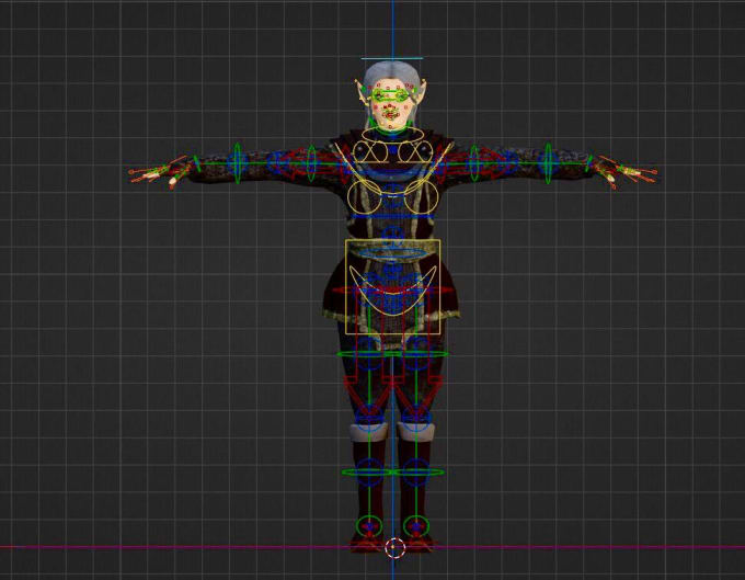 Gig Preview - Do 3d character rigging in blender