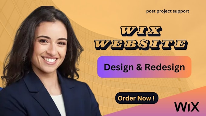 Gig Preview - Wix website redesign wix website design wix website redesign wix ecommerce