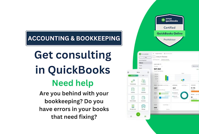 Gig Preview - Do online accounting and quickbooks live bookkeeping services