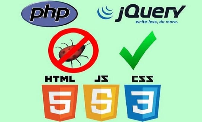 Gig Preview - Fix laravel PHP mysql HTML CSS javascript jquery bugs