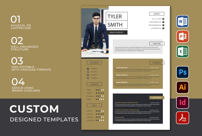 Gig Preview - Do ms word business annual legal report, stationery design