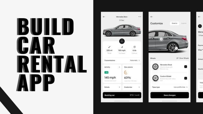 Gig Preview - Build car rental app, rental app, driver booking app, booking app