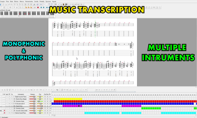 Gig Preview - Do accurate transcription tab of your entire song