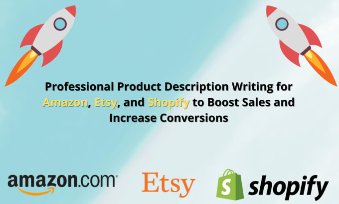 Gig Preview - Write a professional amazon listing, etsy, shopify product description with SEO