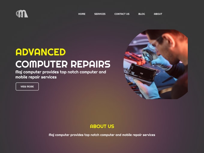 Gig Preview - Computer repair website, smartphone repair, laptop repair, mobile phone repair