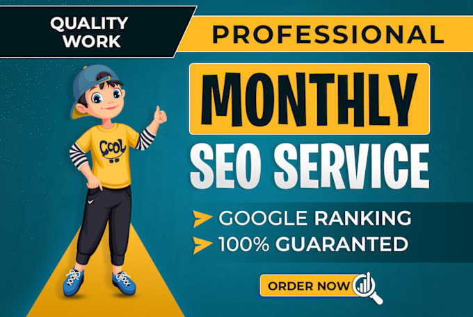 Gig Preview - Do google top ranking by high da link building complete monthly off page SEO