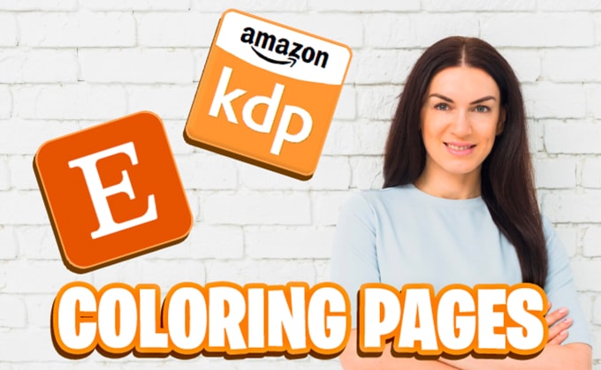 Gig Preview - Send you 10 coloring books for KDP amazon and etsy