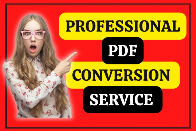 Gig Preview - Do fast and accurate PDF to excel, word and CSV conversion