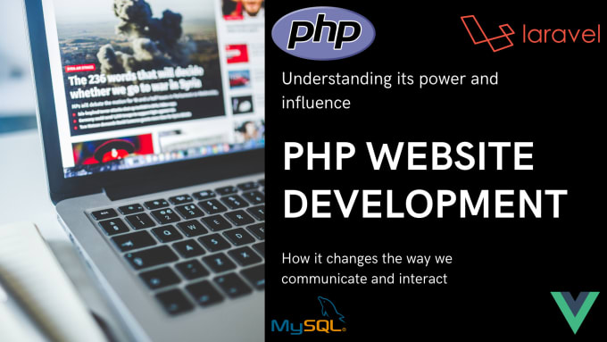 Gig Preview - Php website development for you