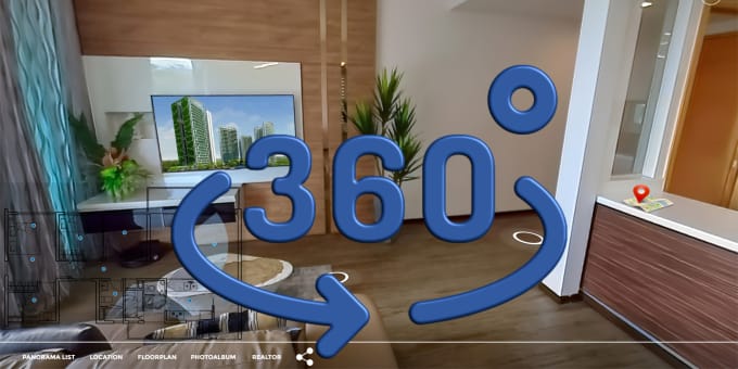 Bestseller - create immersive 360 virtual tour using your 360 photo