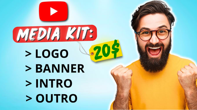 Gig Preview - Design a full youtube kit for your channel