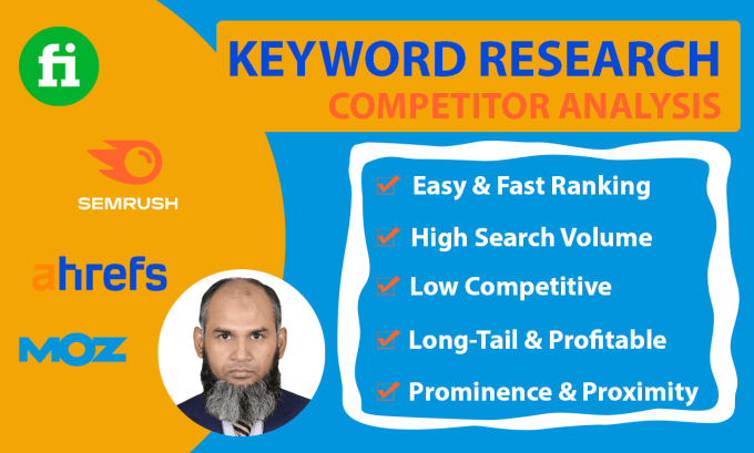 Gig Preview - Do advanced SEO keyword research and competitor analysis