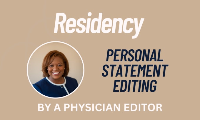 Gig Preview - Edit eras personal statements for your residency application