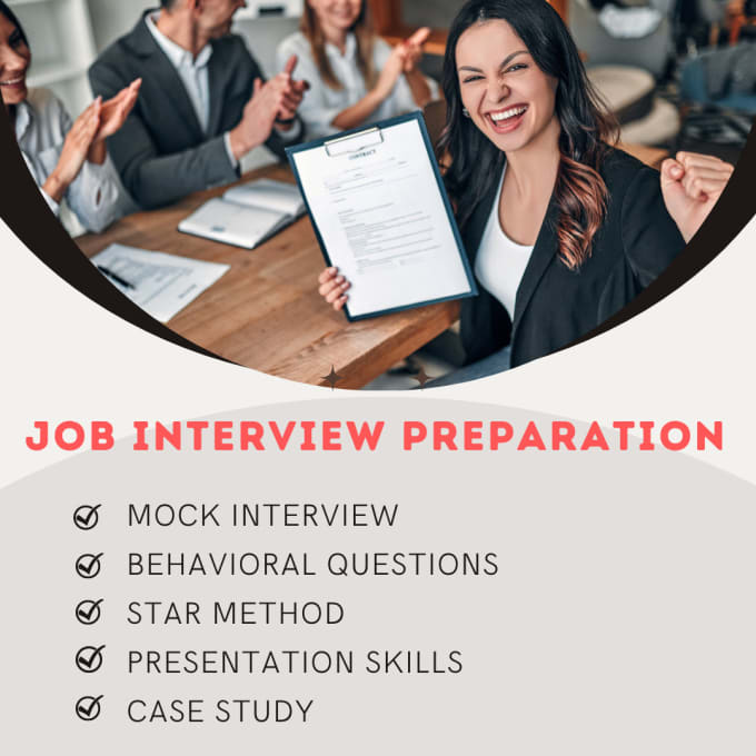 Gig Preview - Help you practice for your job interview