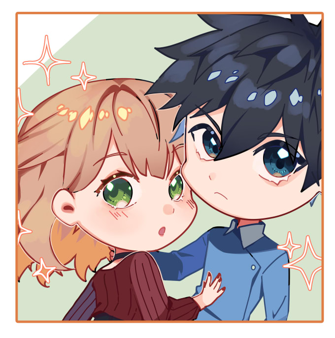 Gig Preview - Draw chibi anime style for you