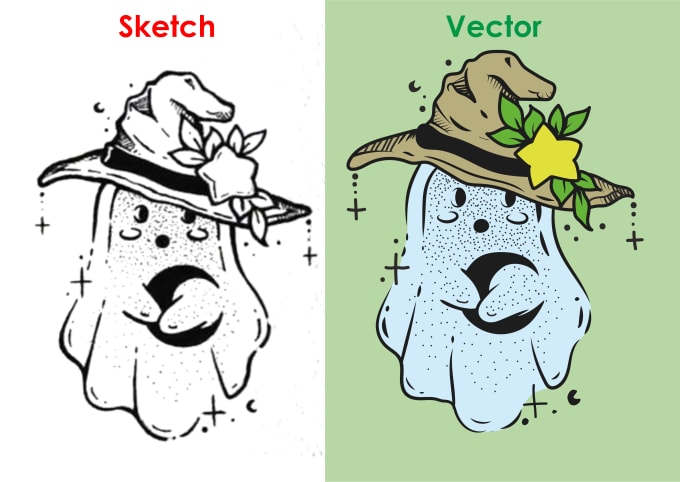 Gig Preview - Redraw your sketch to vector