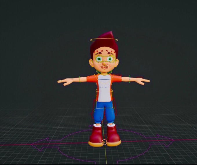 Gig Preview - Do 3d character rigging in blender