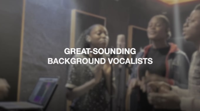 Gig Preview - Sing and record background vocals and choir for your song