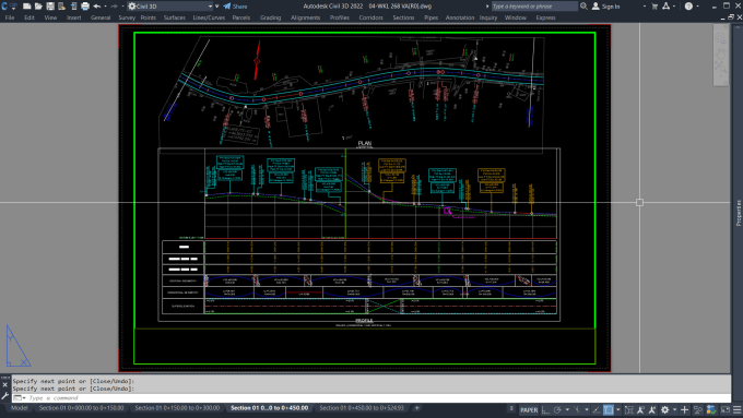 Gig Preview - Create road plan and profile