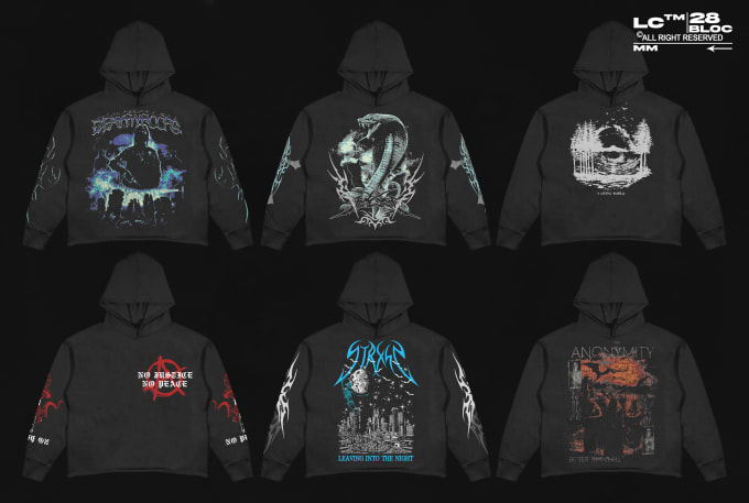 Gig Preview - Create hoodies fullzip design streetwear for your brand