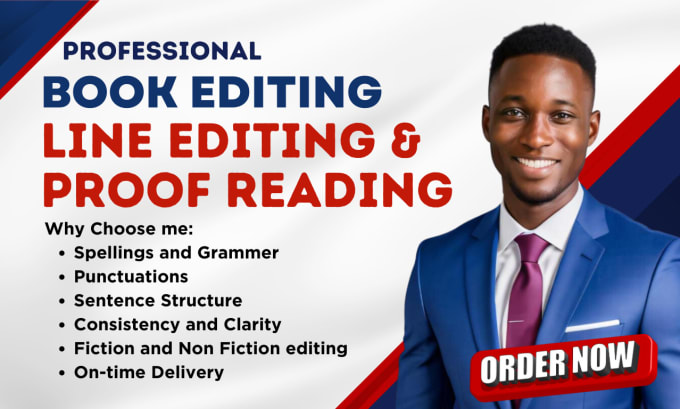 Gig Preview - Proofread essay, essay editing, book proofreading and line editing grammer check