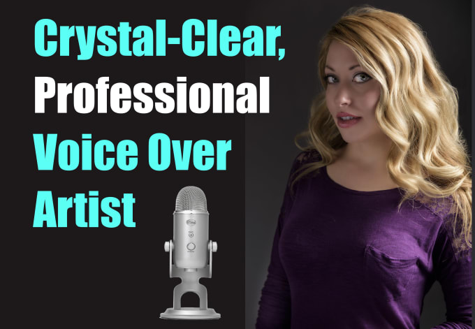 Gig Preview - Record a professional north american female voice over