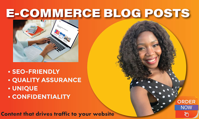 Gig Preview - Do blog writing for your ecommerce business