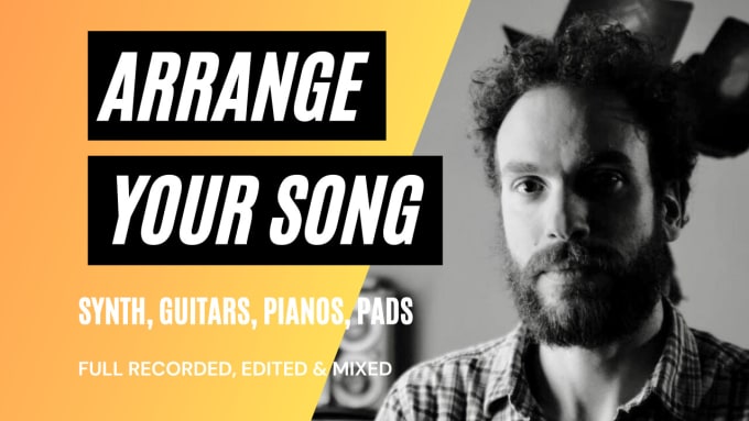 Bestseller - arrange your song with guitars, synths, pianos, pads, ambient stuffs