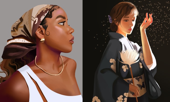 Gig Preview - Draw beautiful digital art commissions