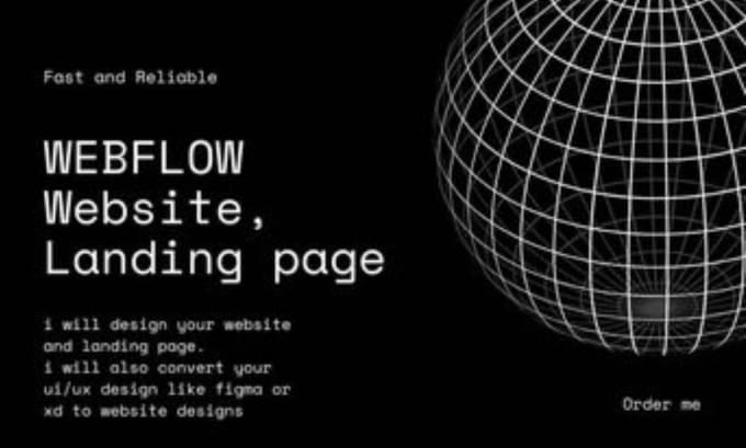 Gig Preview - Design your webflow website, convert figma to webflow, webflow expert